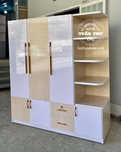 Tủ 4 cánh sồi r53