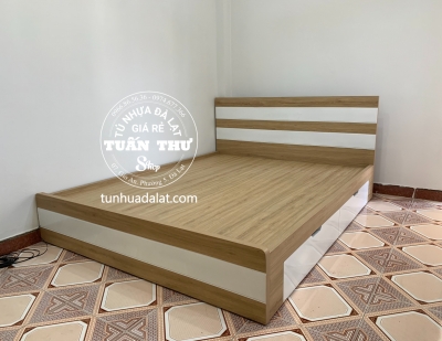 giường gỗ mdf M8