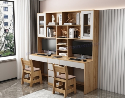 bàn học đôi gỗ mdf ( đặt làm) 