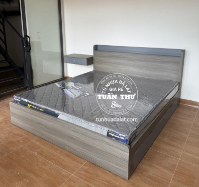 Giường gỗ công nghiệp 1m6