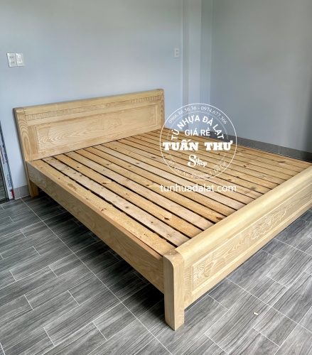 gường gỗ sồi M8