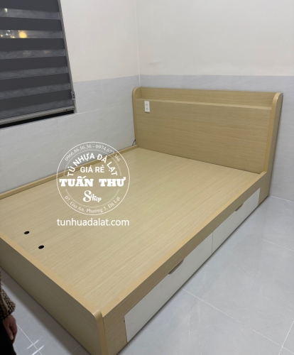 giường gỗ MDF M4