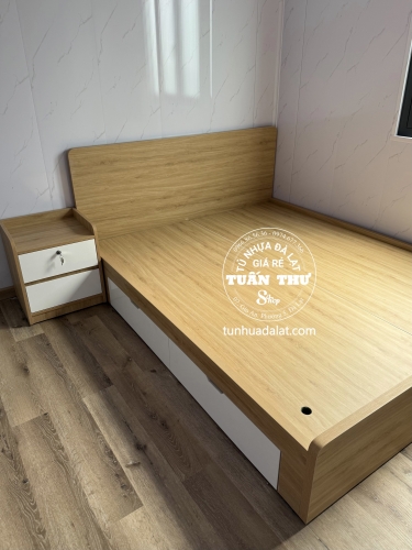Giường gỗ MDF M2