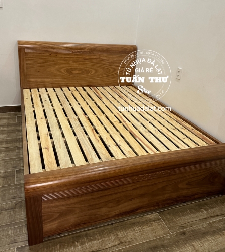 Giường gỗ Hương Xám 1m8