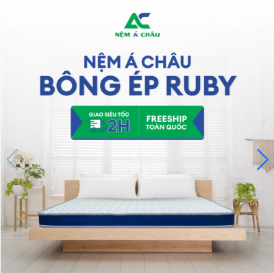 Bông ép RuBy á châu 1m8 12F