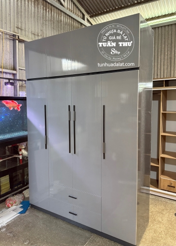tủ 4 cánh cao cấp cao 2.4m