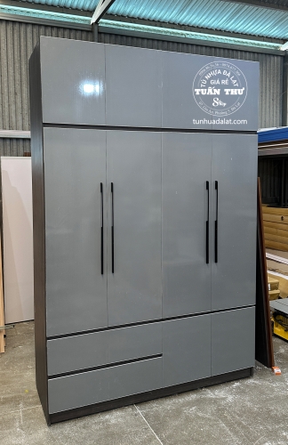 Tủ 4 cánh nhựa cao cấp cao 2.4m